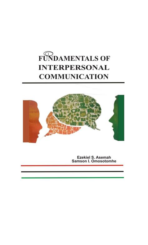 interpersonal communication pdf free download|Interpersonal Communication .